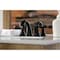 Kingston Brass KB910ACL Widespread Bathroom Faucet with Retail Pop-Up, Matte Black KB910ACL - alternate 2